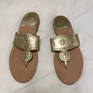 Gold Jack Rogers Sandal 10.5